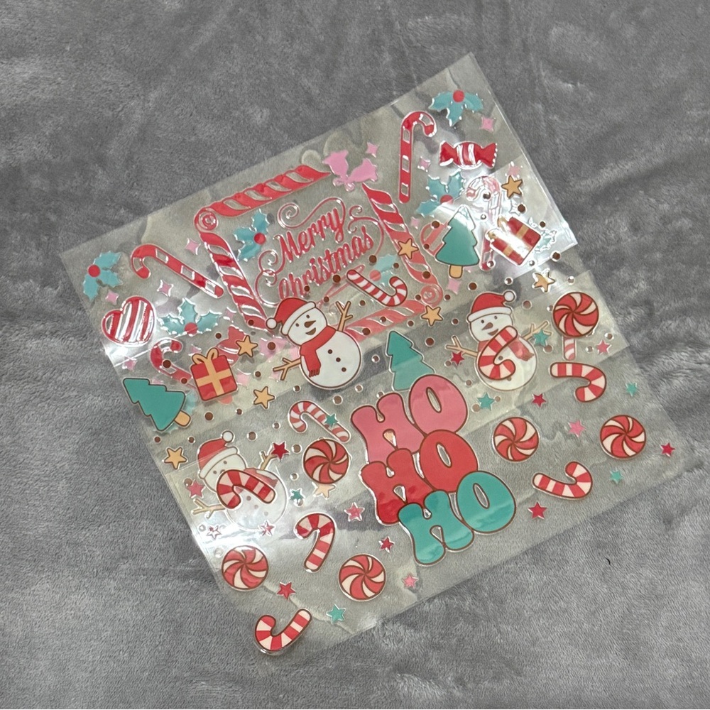 💜 Christmas UV DTF Cup Wrap